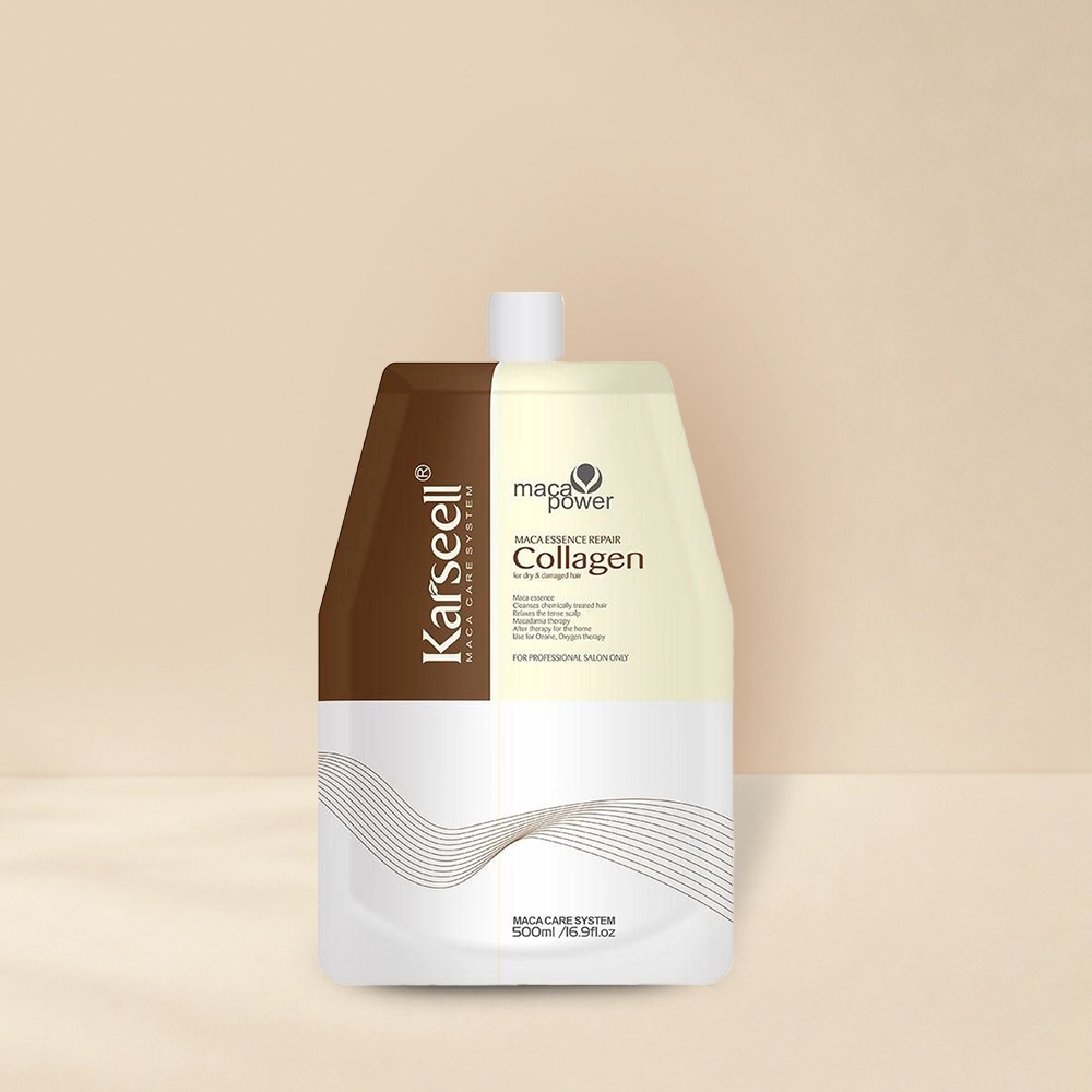 ماسک مو کلاژن ترمیم و صاف کننده کارسل ساندیسی 500 میل Karseell Collagen